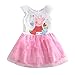 Coralup Little Girls Cotton Casual Dress(18M-6Y)