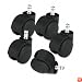 Office Chair Caster Wheels - Stem Diameter: 7/16