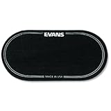Evans EQ Double Pedal Patch, Black Nylon