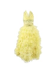 Girls  Floor Length 2015 Applique Lace Beaded Halter  Ball Gown Evening Dress/Flower-Girl Dress/Homecoming Dress/Prom Dress/Wedding Party Dress 