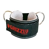 Grizzly Fitness 3-Inch Leather Ankle Strap