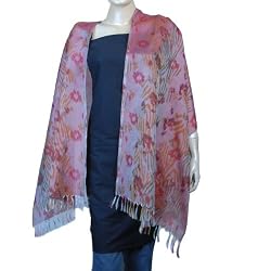 Silk Scarf Printed Women Collection 20 x 72 inches
