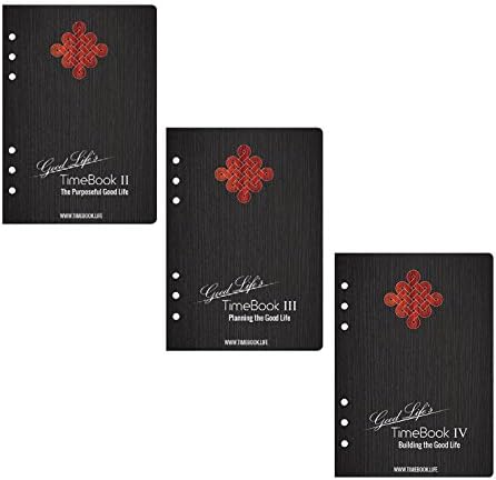 TimeBook Set of Content II, III, IV Personal Development Calendar Notebook