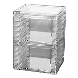 2-Drawer Acrylic Organizer (Clear) (7.25