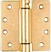 National #N185-207 4x4 Brass Adjustable Spring Hinge