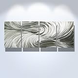 Contemporary Metal Wall Art, Modern Home Décor, Abstract Wall Sculpture- Echo By M. Scott