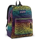 JanSport Superbreak School Backpack (Black Animal Frenzy)