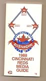 1988 Cincinnati Reds Media Guide MLB Baseball