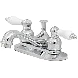 Peerless WAS43 Two-Handle Bathroom Sink Faucet, Polished Chrome