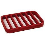 Norpro 299 Silicone Roasting Rack, Red