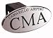 CMA Camarillo Airport - Aviation Series - Black - Oval - 2'' Billet Hitch Cover