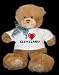 Plush Brown Teddy Bear (Dean) with I Love Cleveland T-shirt
