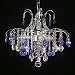 Tools & Hardware : Lumax 0004-16C 3L Chrome Egyptian Empire Color Crystals Chandelier