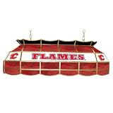 NHL Calgary Flames Stained Glass 40-inch Lighting Fixture