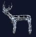 Brite Star Imports-a 48-092-23 Led Lighted 3d Standing Buck 48"