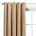 Modern Home Velvet Window Panel - Beach House Tan (54x84")