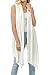 Pastel by Vivienne Women's Asymetric Open Front Vest
