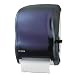 San Jamar® - Lever Roll Towel Dispenser w/o Transfer Mechanism, Black - Sold As 1 Each - Universal lever-action dispenser handles all types of towels without jamming.