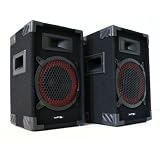 Produkt-Bild: Paar LTC 20cm (8") DJ PA 2-Wege Lautsprecher Boxen 720W