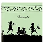 CR Gibson Bound Photo Journal Album with Space for Journaling and CD Storage Pocket, Memories of Childhood Photographs,