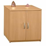 Corsa Light Oak Finish Storage Cabinet by Bush Furniture