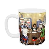 New York Diner, 1987 by Liz Wright - Mug - Standard Size