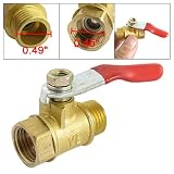 Buy Amico Compressor Accessory Forged Brass Lever Gas Ball Valve by uxcell