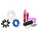 Beaded Silicone Male Cock Ring Adult Sex Toy Kit