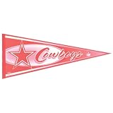 Dallas Cowboys - Pink Star Logo 12X30 Pennant