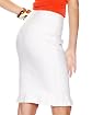 Chic Cotton Pleated Pencil Skirt Product Image