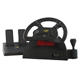 Mad Catz Analog Steering Wheel for Nintendo 64 w/ Foot Pedals