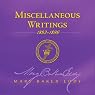 Miscellaneous Writings 1883-1896