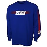 New York Giants Royal Blue Flea Flicker Long Sleeve T-shirt