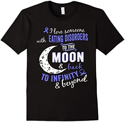 Men's Eating Disorders Awareness Shirt Large Black