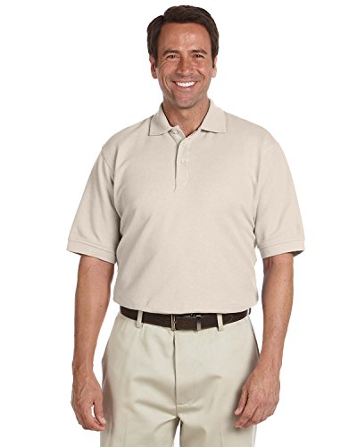 Chestnut Hill Men's Performance Plus Piqu� Polo - STONE - 2XL