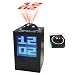 LED Black Projection Alarm Clock with Temperature Display