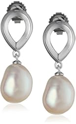Honora White Freshwater Cultured Pearl Dangle Earrings