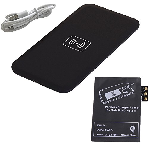 Fanku Qi Wireless Charger Pad MAT+Receiver Kit For Samsung Galaxy NOTE 3