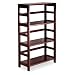 Winsome 92425 Espresso Beechwood SHELF 3-SECT WIDE