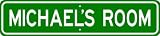 MICHAEL ROOM SIGN - Personalized Gift Boy or Girl, Aluminum