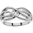 14K White Gold Mother's Ring - 2 Gemstone -- YOU CHOOSE THE COLORS!