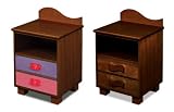 Room Magic Chocolate Nightstand, Girl Teaset