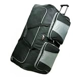 Compass Extra Large 34 Inch Wheeled Holdall - Grey/Black