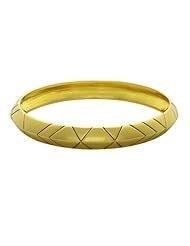 House of Harlow 1960 14k Yellow Gold-Plated Thick Stack Bangle