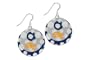Georgia Tech Yellowjackets Capiz Double Shell Earrings