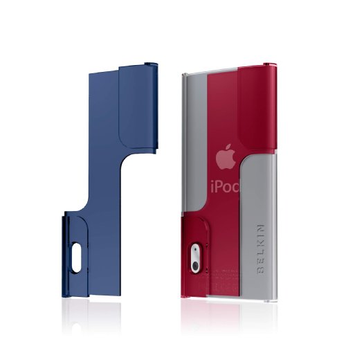 Belkin Body Guard f&uuml;r Apple iPod Nano 5G, klar/Indigo/rot Preisvergleich