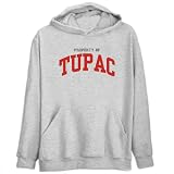 Property Of Tupac Male Names Mens Hoodie (Heather Gray, Sizes X-Small - XXX-Large)