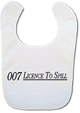 James Bond Licence to Spill Baby bib