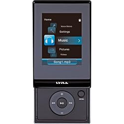 8GB LYRA Slider MP3 Player