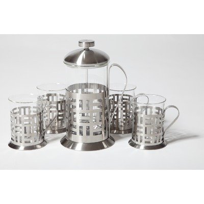 Coffee and Tea Press Set Color: Copper / Glass